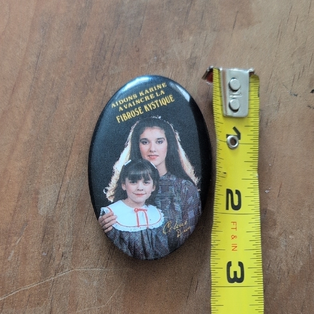 1984 CÉLINE DION PIN .ITEM FOR COLLECTOR